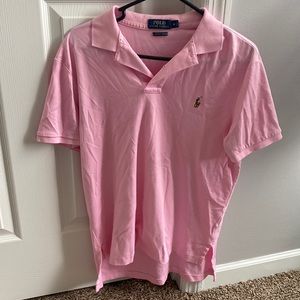 Ralph Lauren Men POLO pima soft touch cotton pink size medium
